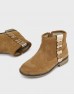 Camel Leather booties