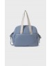 Blue Lettered handbag