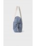 Blue Lettered handbag