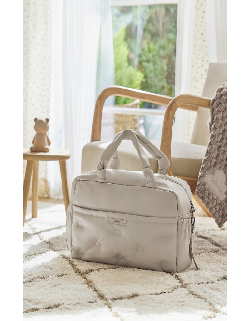 Grey Quilted Bag