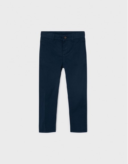 Navy Twill Basic Trousers