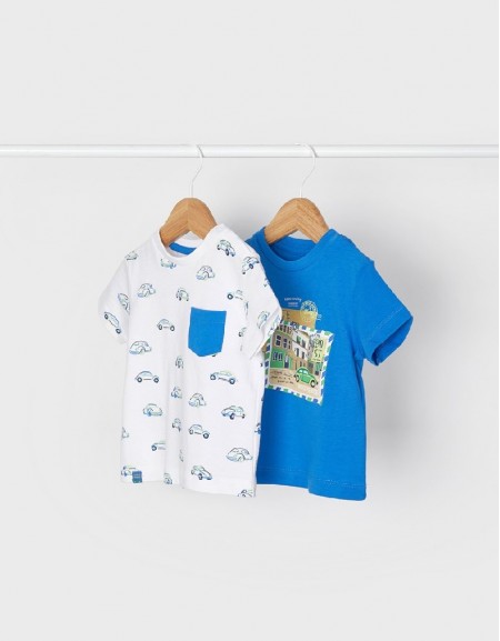 Pacific Set Of 2 S/S Stamp T-Shirt