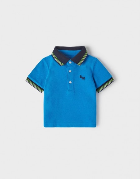 S/s embroided polo