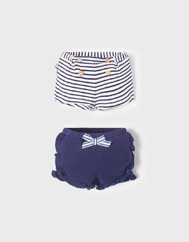 Blue 2 shorts set