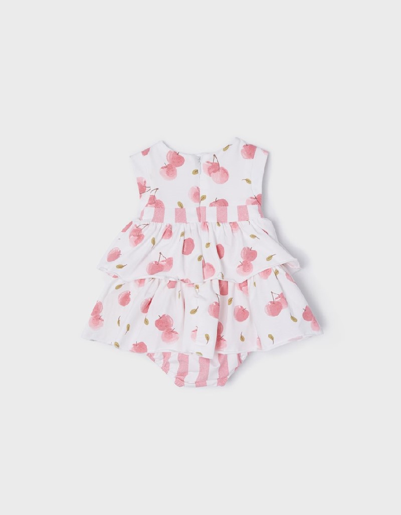 AzaleaPink Dress With Diaper Cover