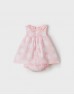 Baby Rose Printed Dress With Panty