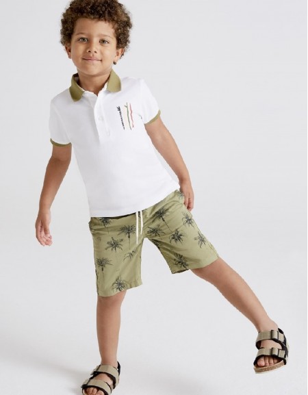 Turtle Gre Printed Shorts