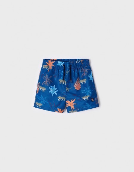 Indigo Printed swim shorts