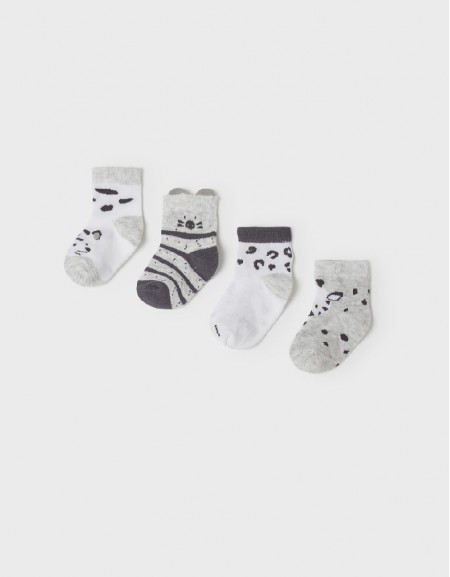 Lunar Gray 4pc set socks