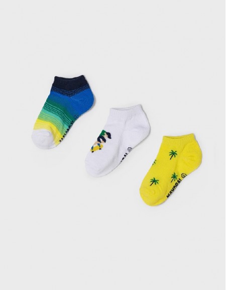 Lemon 3 Short Socks Set