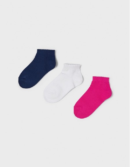 Magenta Set 3 socks