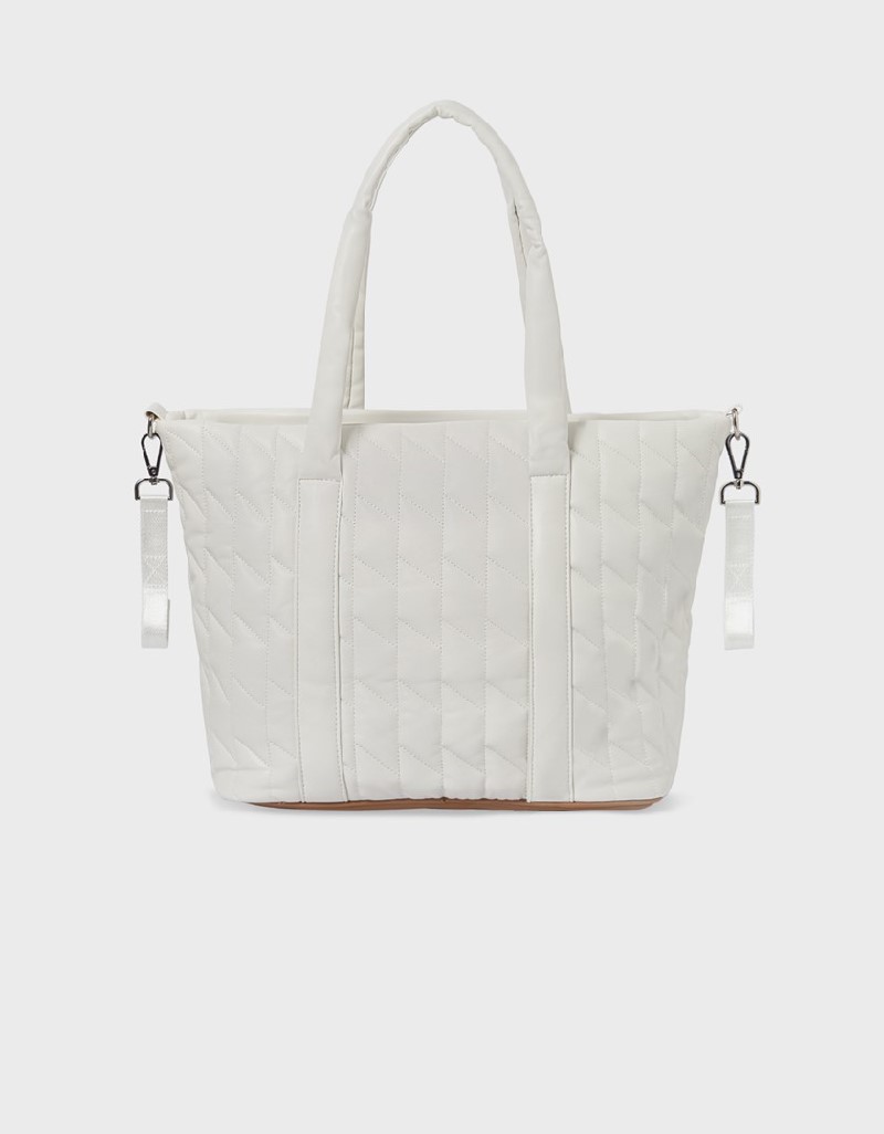 Cream Quilted Bag