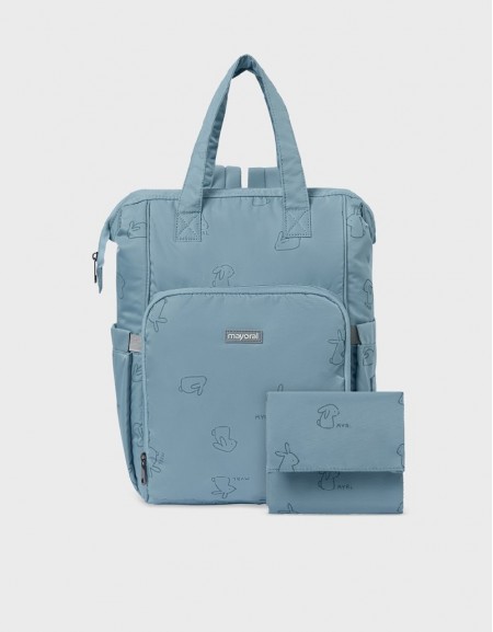 Mist green Changing backpack