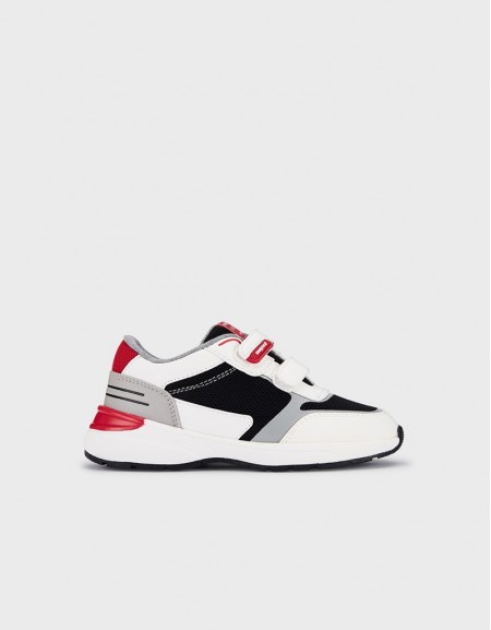 White-Blac Sneakers