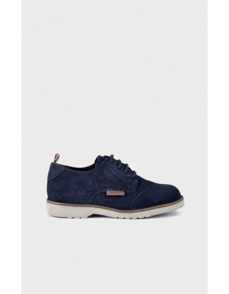 Navy Oxford lace up