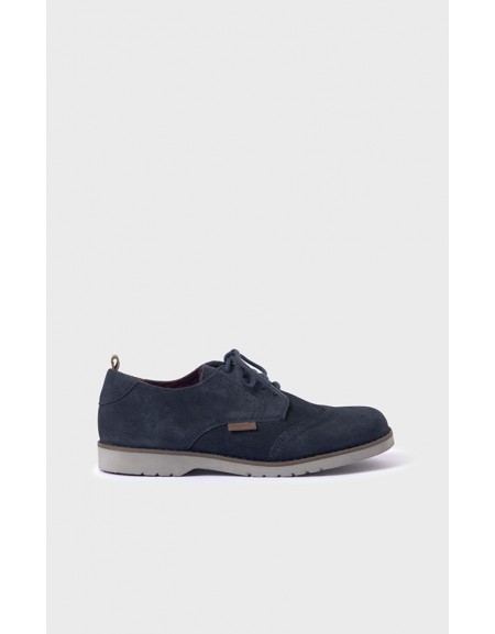 Navy Oxford lace up