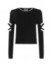 Black Cutout Sweater