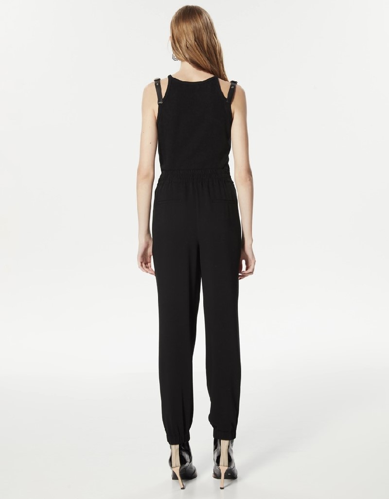 Black Pocket Jogger Pants