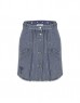 Blue Mini Jean Skirt