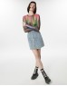 Blue Mini Jean Skirt