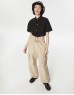 Black Technical Fabric Pocket Covered Blouse