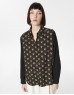 Black Animal Print Comfy Cut Shirt