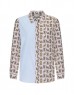 Pink Pattern Mix Casual Cut Shirt