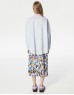 Blue Colorblock Poplin Shirt