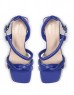 Blue Banded Heeled Shoes