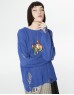 Sax Casual Fit Sweater With Patch Accessories