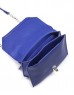 Blue Metal Buckle Handle Bag