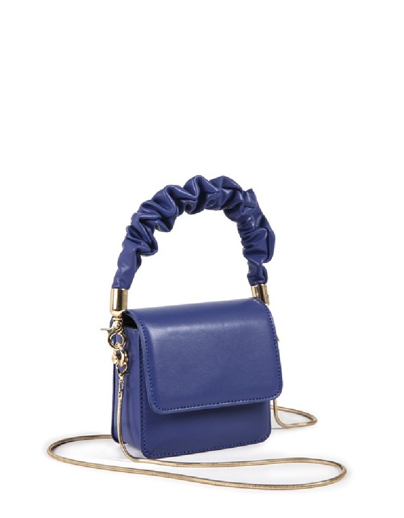 Blue Drawstring Mini Bag