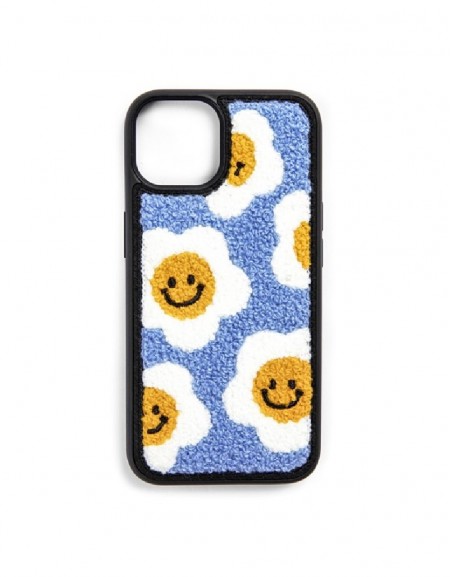 Blue Patterned Iphone 13 Phone Case