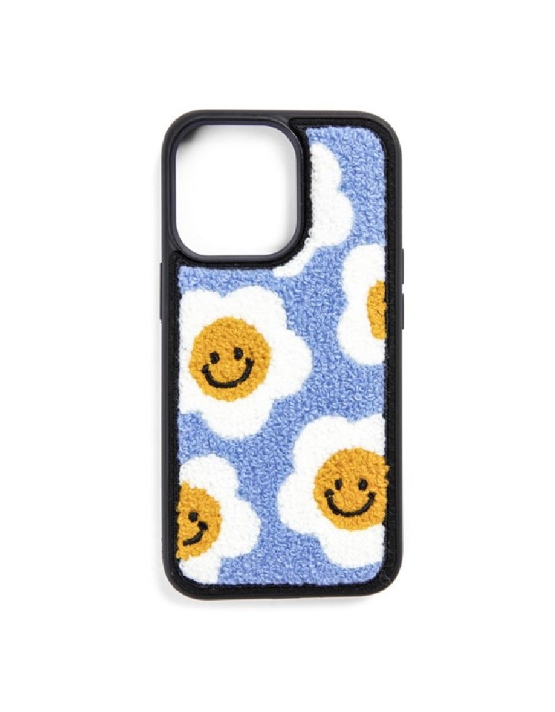 Blue Patterned Iphone 13 Pro Phone Case