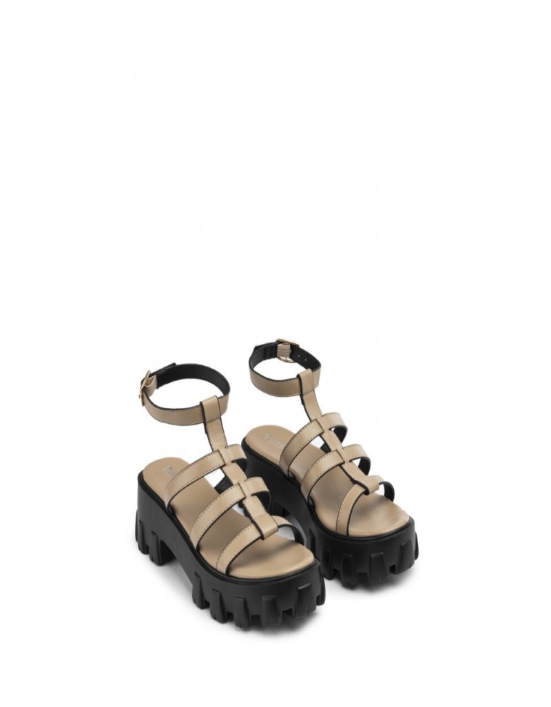 CAMEL SANDALS