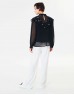 Black Daisy Embroidered Blouse