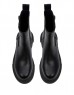 Black  Zipper Accessory High Sole Boots