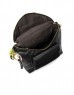Black Knit Strap Backpack