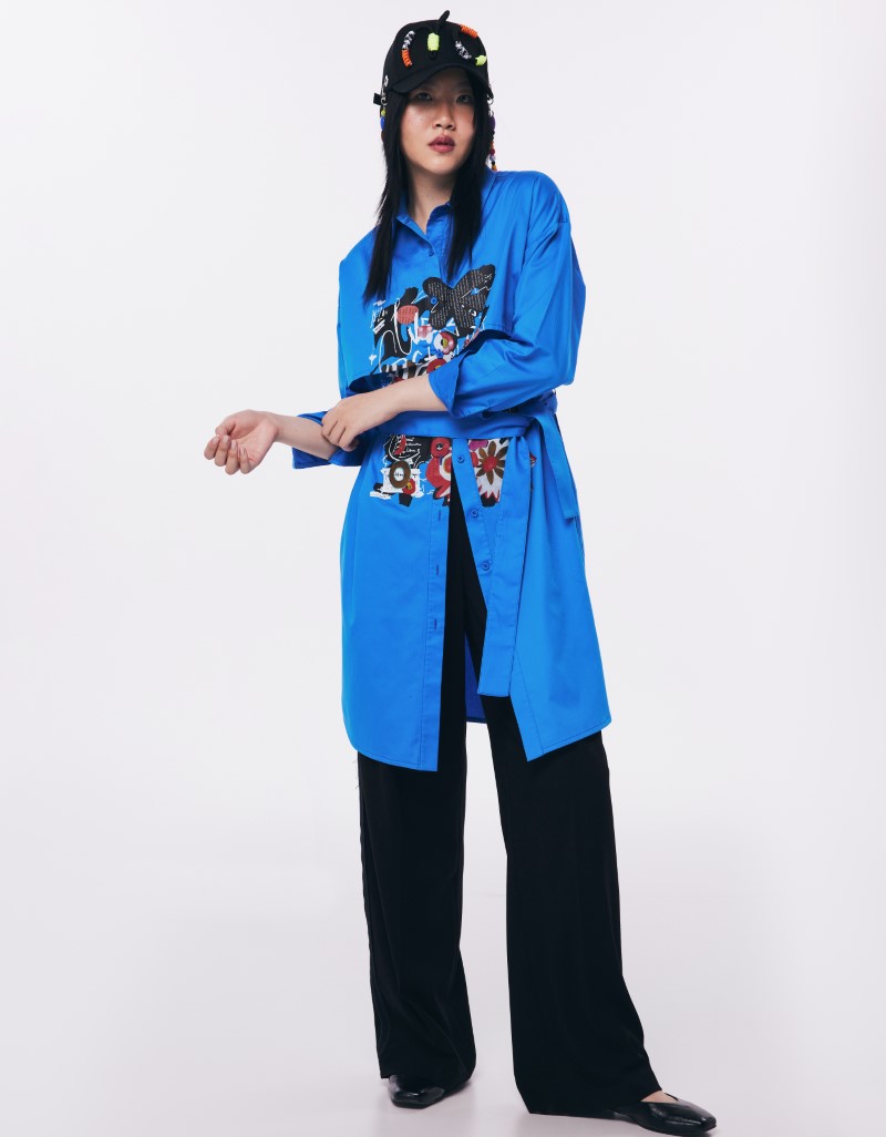 Artwork Shirt Dress