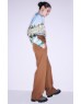 Belted Wide Leg Fit Trousers