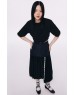Asymmetric Pleated Skirt