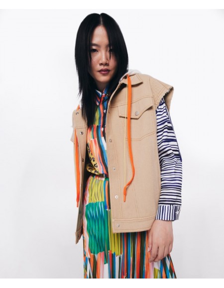 Combed Mix Non Denim Vest