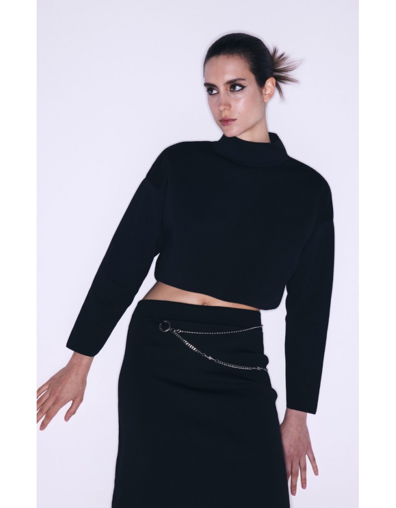 Basic Crop Knitwear