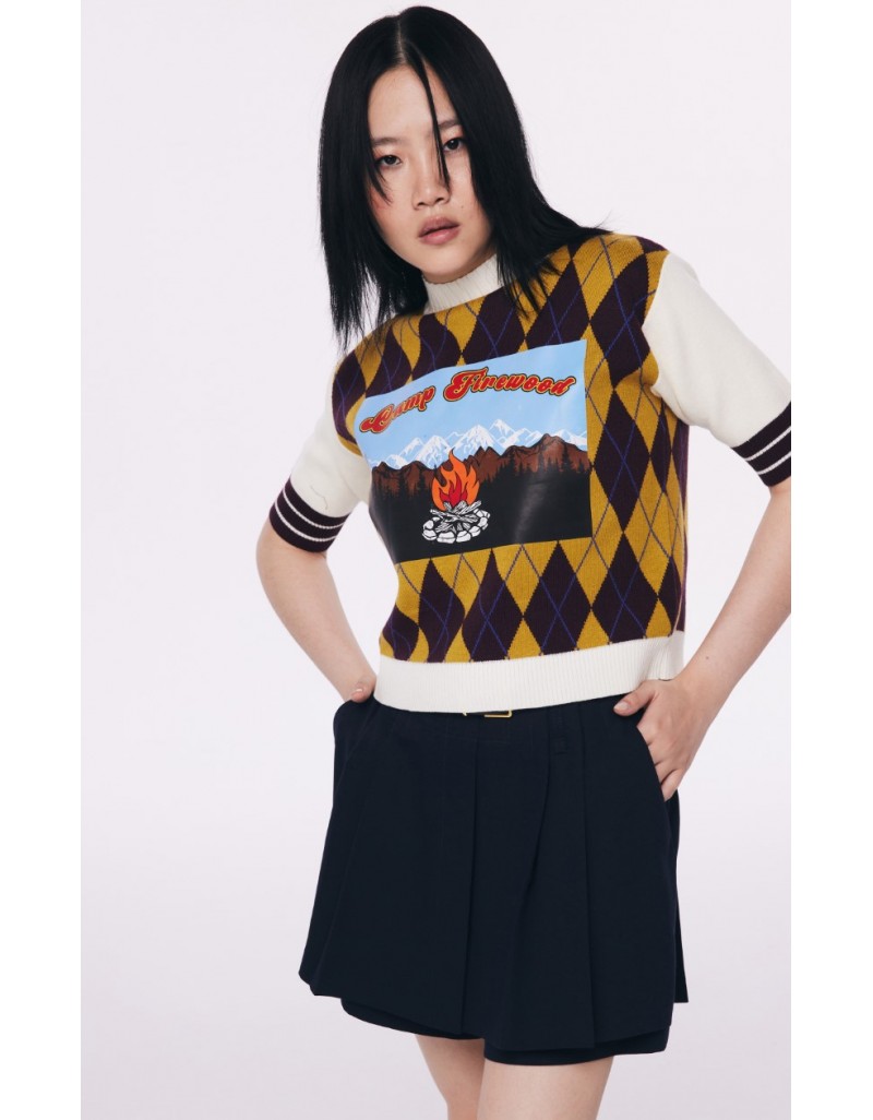 Baklava Pattern Artwork Knitwear
