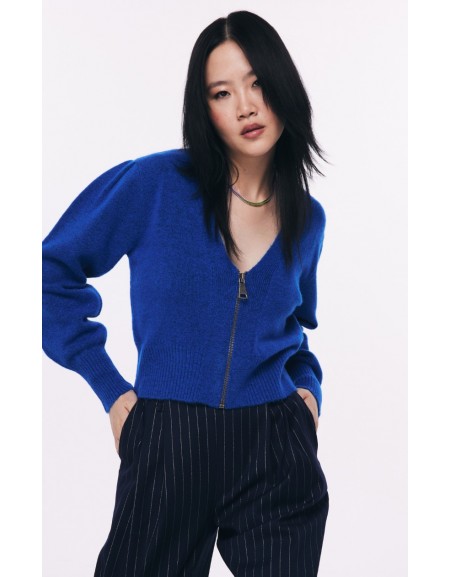 Zipper Cardigan