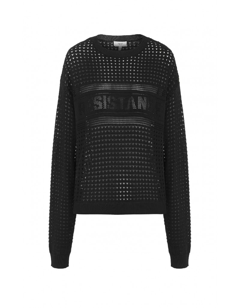 BLACK KNITWEAR